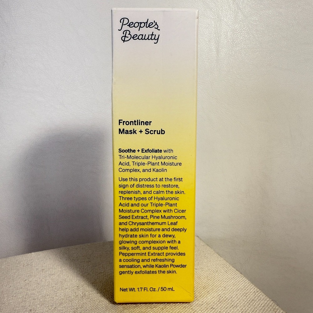 People's Beauty Frontliner Mask + Scrub, 1.7 oz / 50 mL